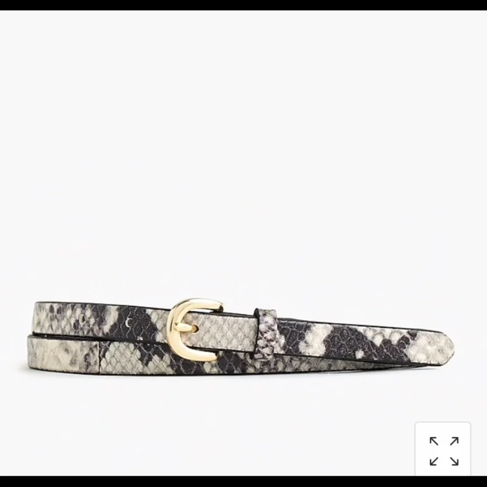 New J.‎ Crew Women's Skinny Embossed Leather Belt